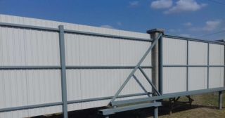 Купить откатные ворота на сваях Кореновск, цена от 2741 руб.