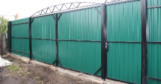 Купить ворота из профнастила Кореновск, цена от 4010 руб.